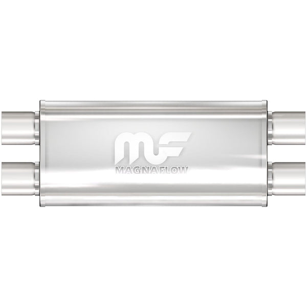 MagnaFlow 5 X 8in. Oval Straight-Through Performance Exhaust Muffler 1