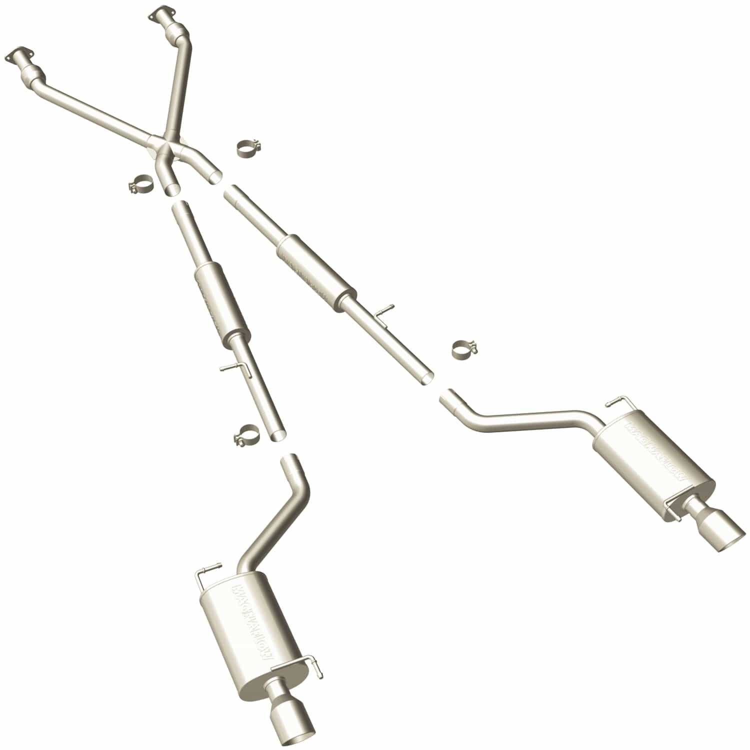 MagnaFlow Street Series Cat-Back Performance Exhaust System 16862